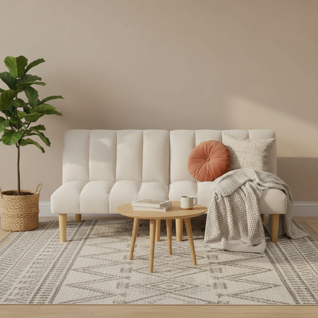 Fauteuil à oreilles capitonné – Fauteuil d’appoint classique pour le salon