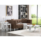 Chaises longues de jardin (lot de 2) – Transats de terrasse réglables