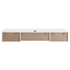 Support mural en bois pour bureau