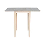 Petite table de salle à manger à abattants de style Shaker – Bois d'hévéa massif, 36W x 22D x 29H po, Plusieurs finitions