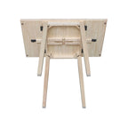 Petite table de salle à manger à abattants de style Shaker – Bois d'hévéa massif, 36W x 22D x 29H po, Plusieurs finitions