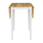 Petite table de salle à manger à abattants de style Shaker – Bois d'hévéa massif, 36W x 22D x 29H po, Plusieurs finitions