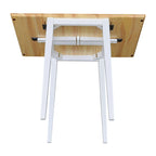 Petite table de salle à manger à abattants de style Shaker – Bois d'hévéa massif, 36W x 22D x 29H po, Plusieurs finitions