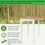 Petite table de salle à manger à abattants de style Shaker – Bois d'hévéa massif, 36W x 22D x 29H po, Plusieurs finitions